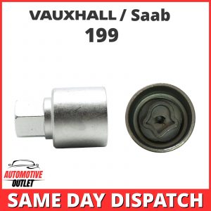 MASTER LOCKING WHEEL SECURITY NUT BOLT REMOVER KEY SOCKET 199X FOR VAUXHALL SAAB