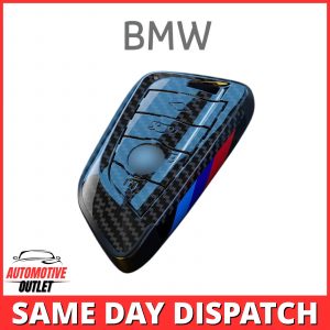KEY FOB CASE COVER REMOTE CARBON FIBER STYLE FOR BMW 1 2 3 4 SERIES F40 F44 F45