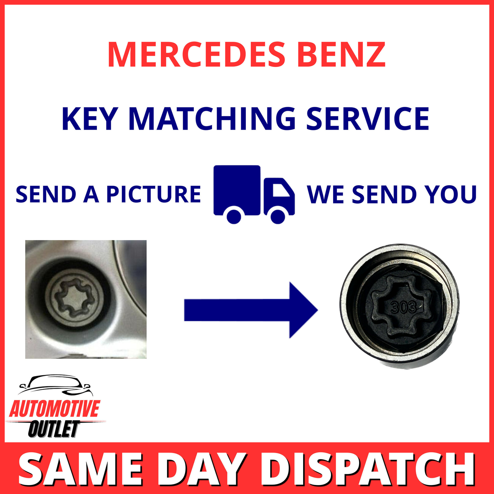 SECURITY MASTER LOCKING LOCK WHEEL NUT KEY BOLT MATCHING SERVICE UK FOR MERCEDES