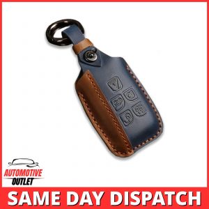 LEATHER KEY COVER FOB CASE FOR LAND ROVER RANGE SPORT EVOQUE XE XJ DISCOVERY LR4