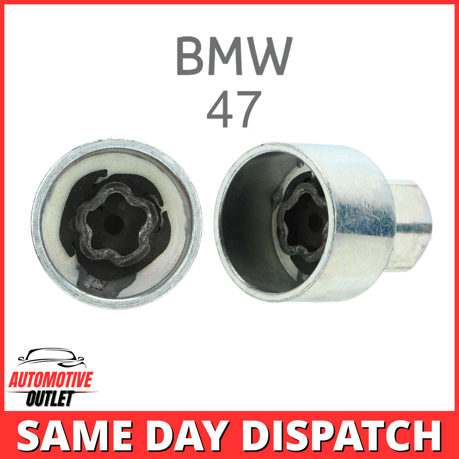 LOCKING WHEEL NUT MASTER BOLT SECURITY KEY NUMBER 47, 17mm SOCKET FOR BMW