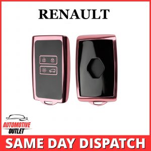 TPU CAR KEY COVER CASE PINK FOR RENAULT MEGANE KOLEOS KADJAR CAPTUR ESPACE