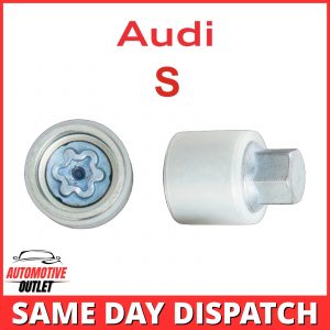 816 LETTER S MASTER LOCKING WHEEL SECURITY BOLT SOCKET ANTI THEFT KEY FOR AUDI