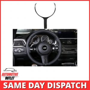 STEERING WHEEL TRIM CAP REPLACEMENT CARBON FIBER FOR BMW M SPORT F30 F31 F34 F35