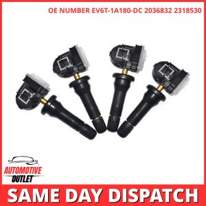 4x TYRE PRESSUE SENSOR TPMS FOR FORD FOCUS FIESTA B-MAX C-MAX KUGS EV6T-1A180-DC