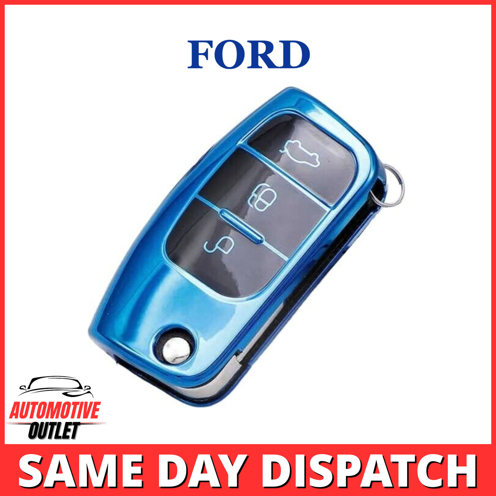 CAR KEY CASE COVER FOR FORD FIESTA FOCUS ECOSPORT KUGA ESCAPE FALCON B-MAX C-MAX