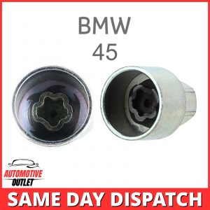 LOCKING WHEEL NUT MASTER BOLT SECURITY KEY NUMBER 45, 17mm SOCKET FOR BMW