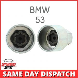 LOCKING WHEEL NUT MASTER BOLT SECURITY KEY NUMBER 53, 17mm SOCKET FOR BMW