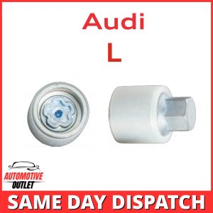 810 LETTER L MASTER LOCKING WHEEL SECURITY BOLT SOCKET ANTI THEFT KEY FOR AUDI