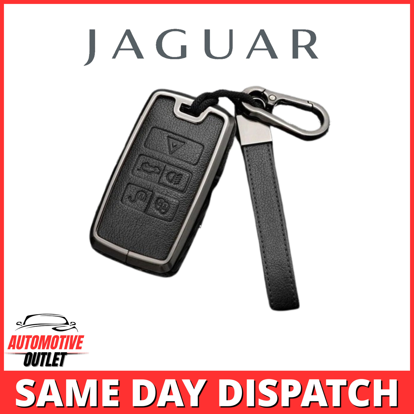 LUXURY REMOTE KEY COVER CASE FOB FOR JAGUAR LANDROVER E-PACE F-PACE XE CF XK X
