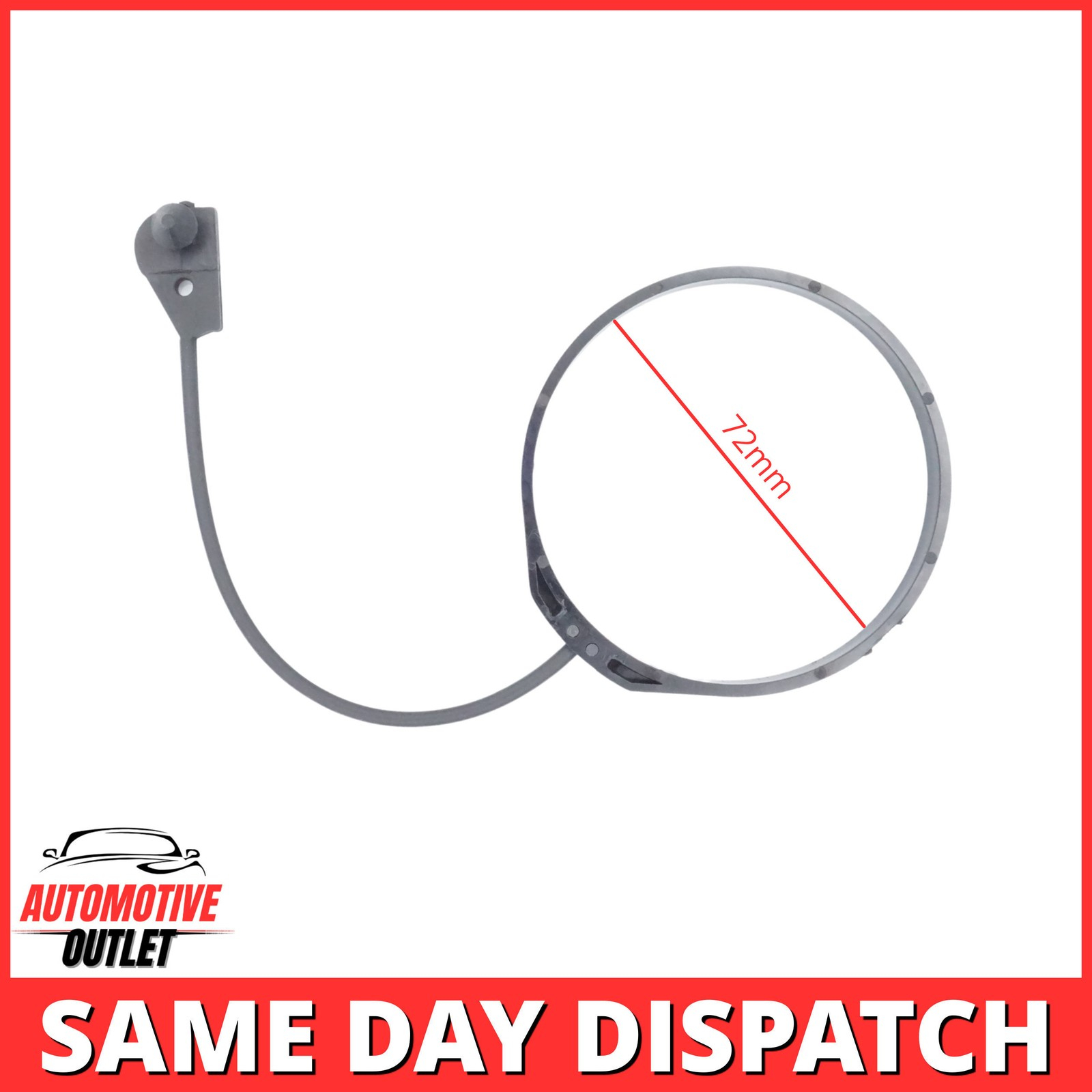 RUBBER TETHER FUEL FILLER STRAP CORD CAP HOLDER FOR JAGUAR XE DIESEL UK