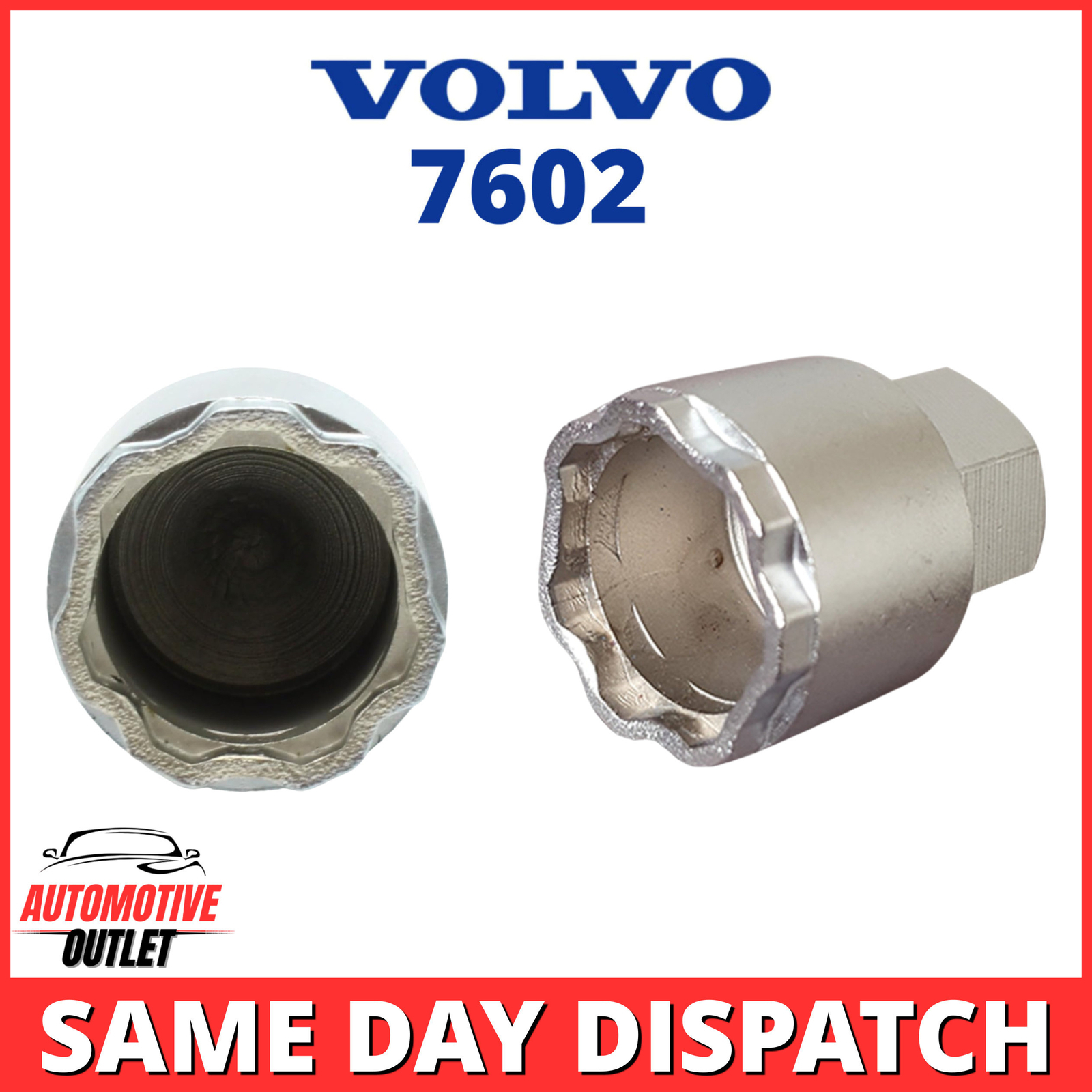 SECURITY MASTER LOCKING WHEEL NUT KEY CODE 7602 LWNK BOLT LUGNUT XC60 FOR VOLVO