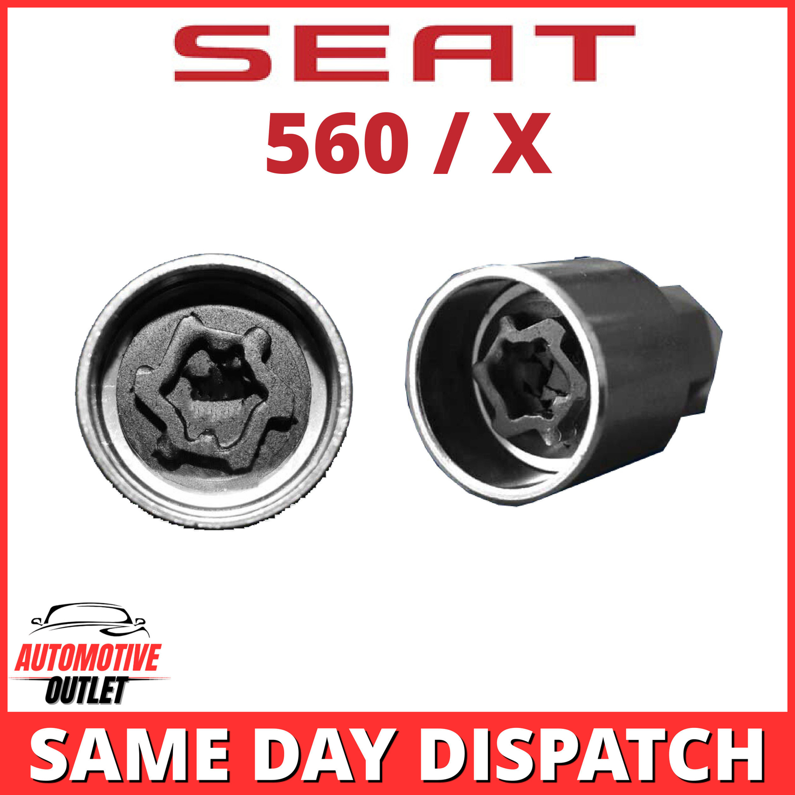 560 / X MASTER LOCKING 17mm WHEEL SECURITY NUT KEY BOLT SOCKET REMOVER FOR SEAT