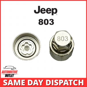 MASTER LOCKING WHEEL SECURITY NUT KEY BOLT SOCKET REMOVER NUMBER 803 FOR JEEP