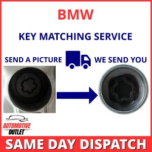 WHEEL NUT KEY SECURITY MASTER LOCKING FOR BMW 6 SERIES BOLT MATCHING SERVICE UK