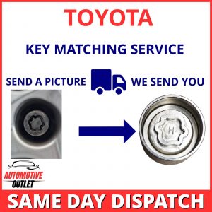 MATCHING SERVICE SECURITY MASTER LOCKING LOCK WHEEL NUT KEY BOLT UK FOR TOYOTA